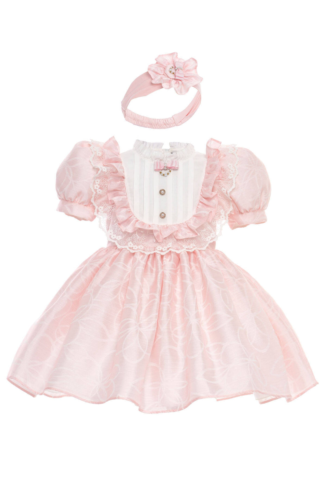 🤍Blush Garden Lace Baby Dress 🤍 36445