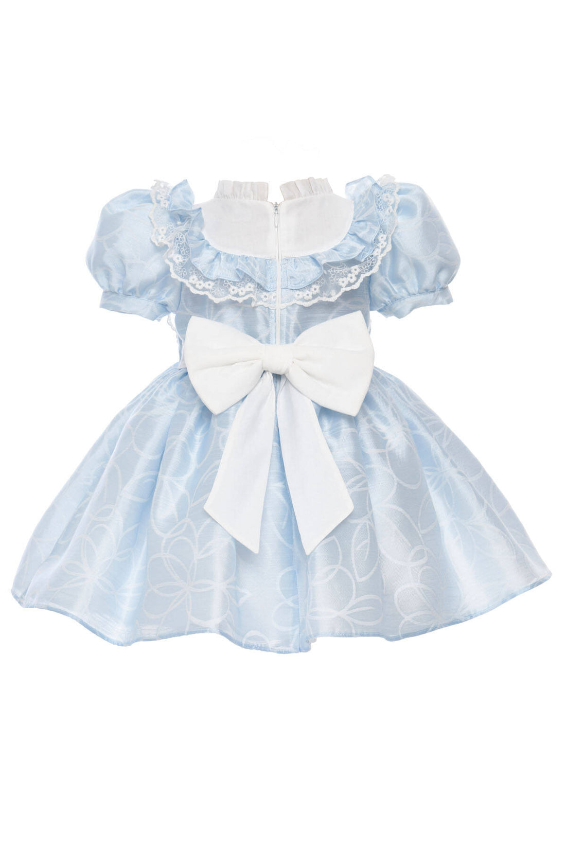 🤍Powder Blue Garden Lace Baby Dress 🤍 36445