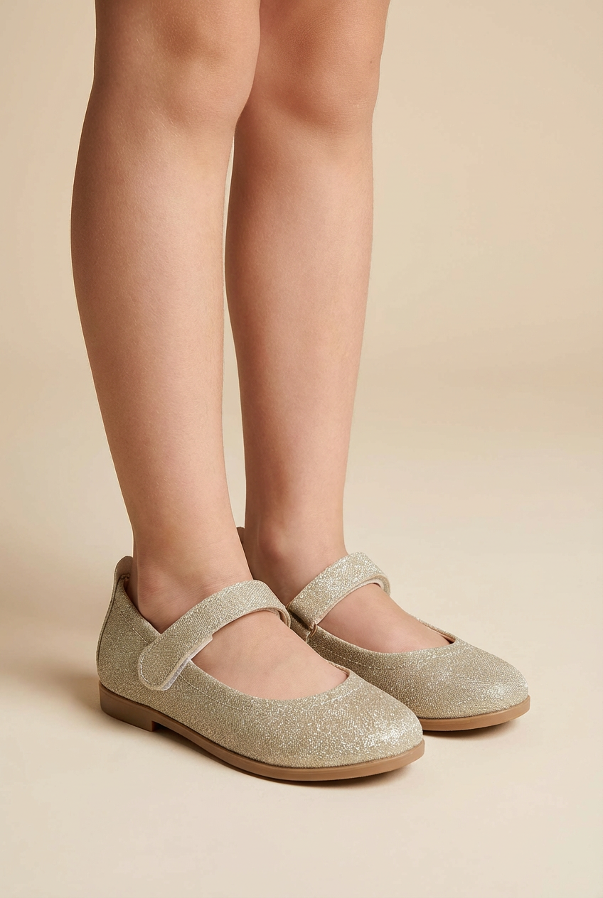 Girl Shoes B-180 Gold