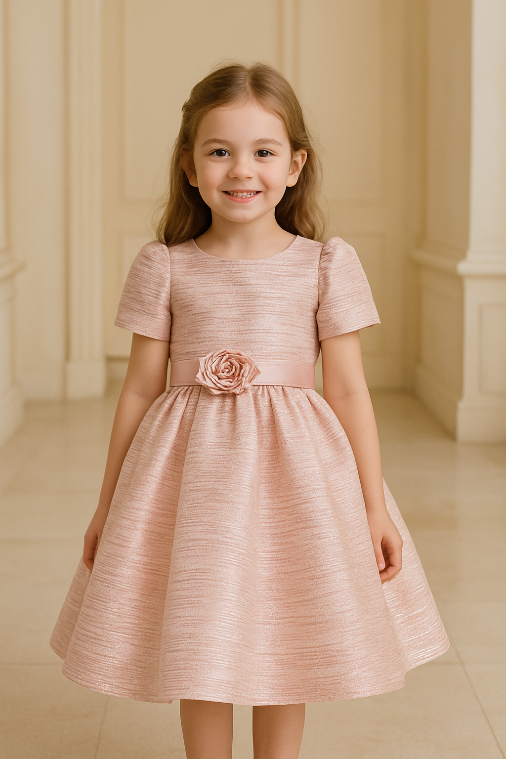 Lovely Pink Dress 5222