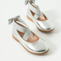 Girl Shoes B-300 Silver