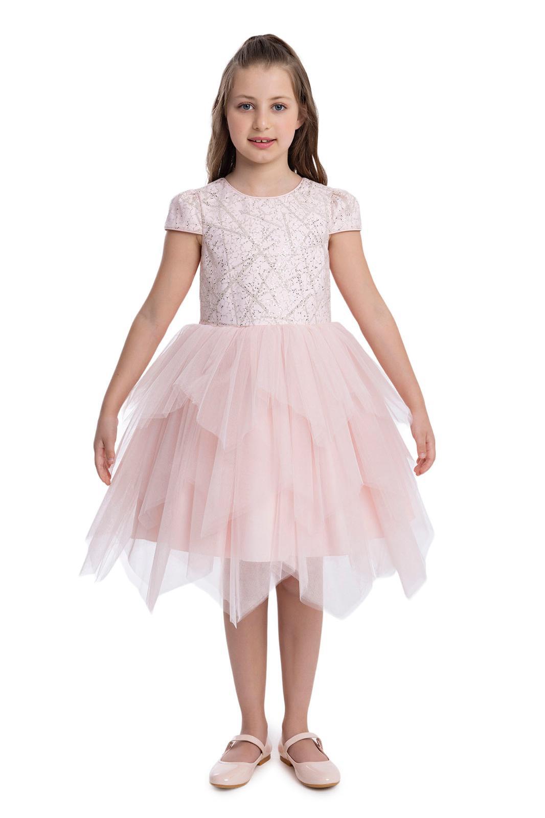 Lovely Pink Girls Dress 34012