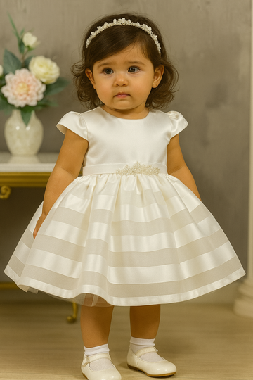 Baby White Dress 418