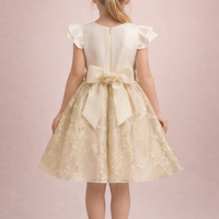 Golden Pearl Couture Dress 4206