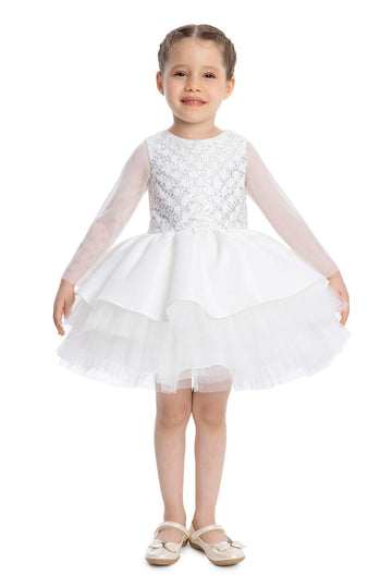 Lovely White Baby Dress 34193
