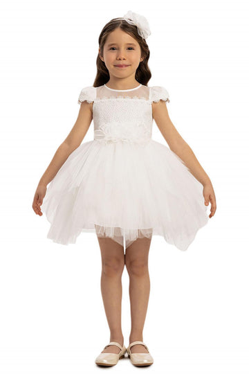 Lovely White Baby Dress 35068
