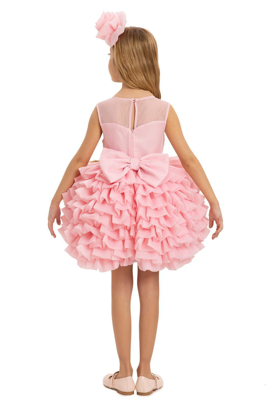 Lovely Girls Dress Pink 35227