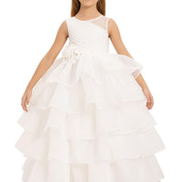 Lovely Girls Dress White 35219