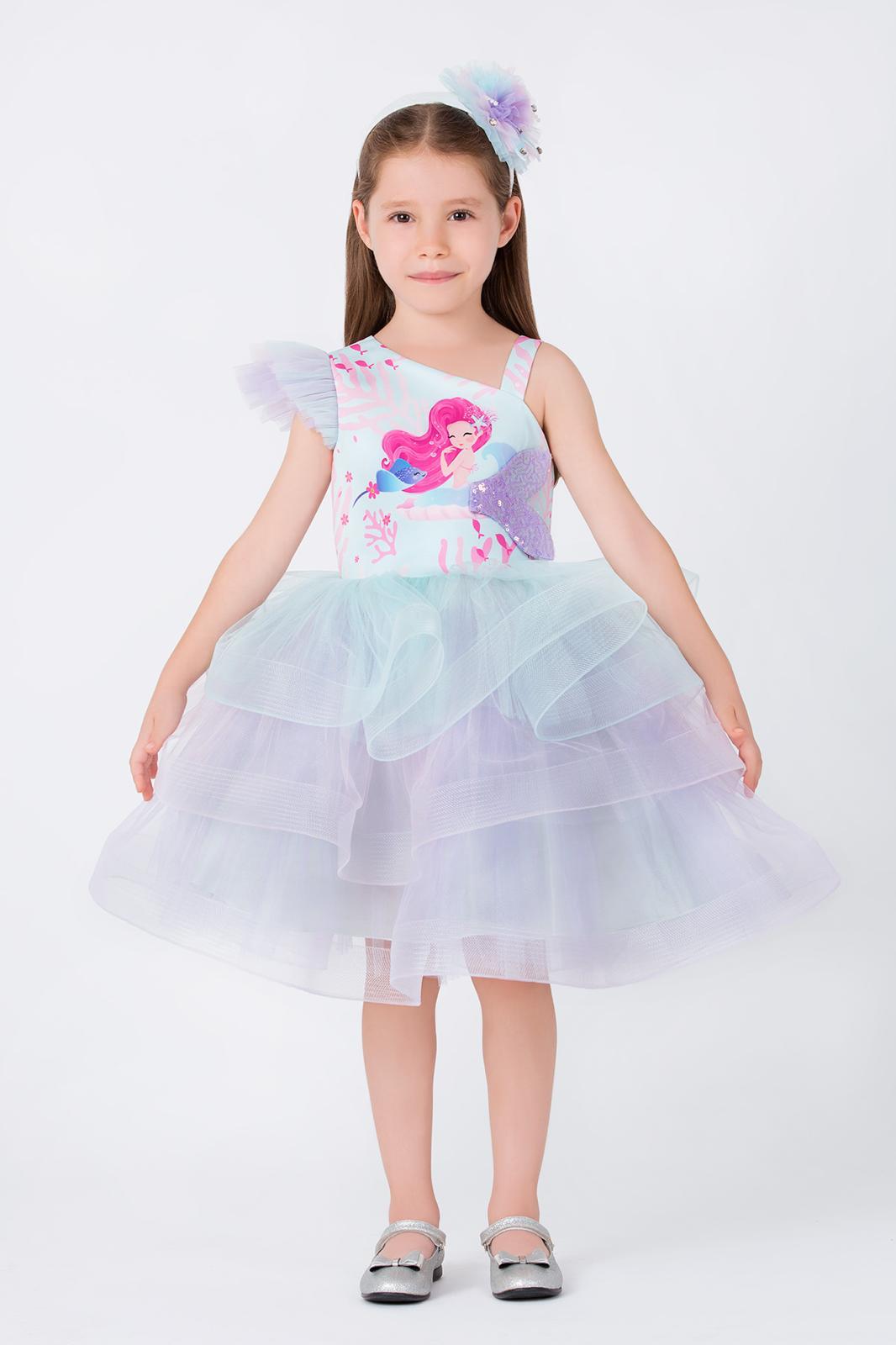 Lovely Girls Dress White 35049