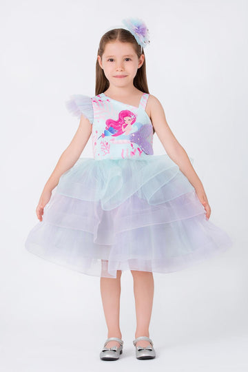 Lovely Girls Dress White 35049