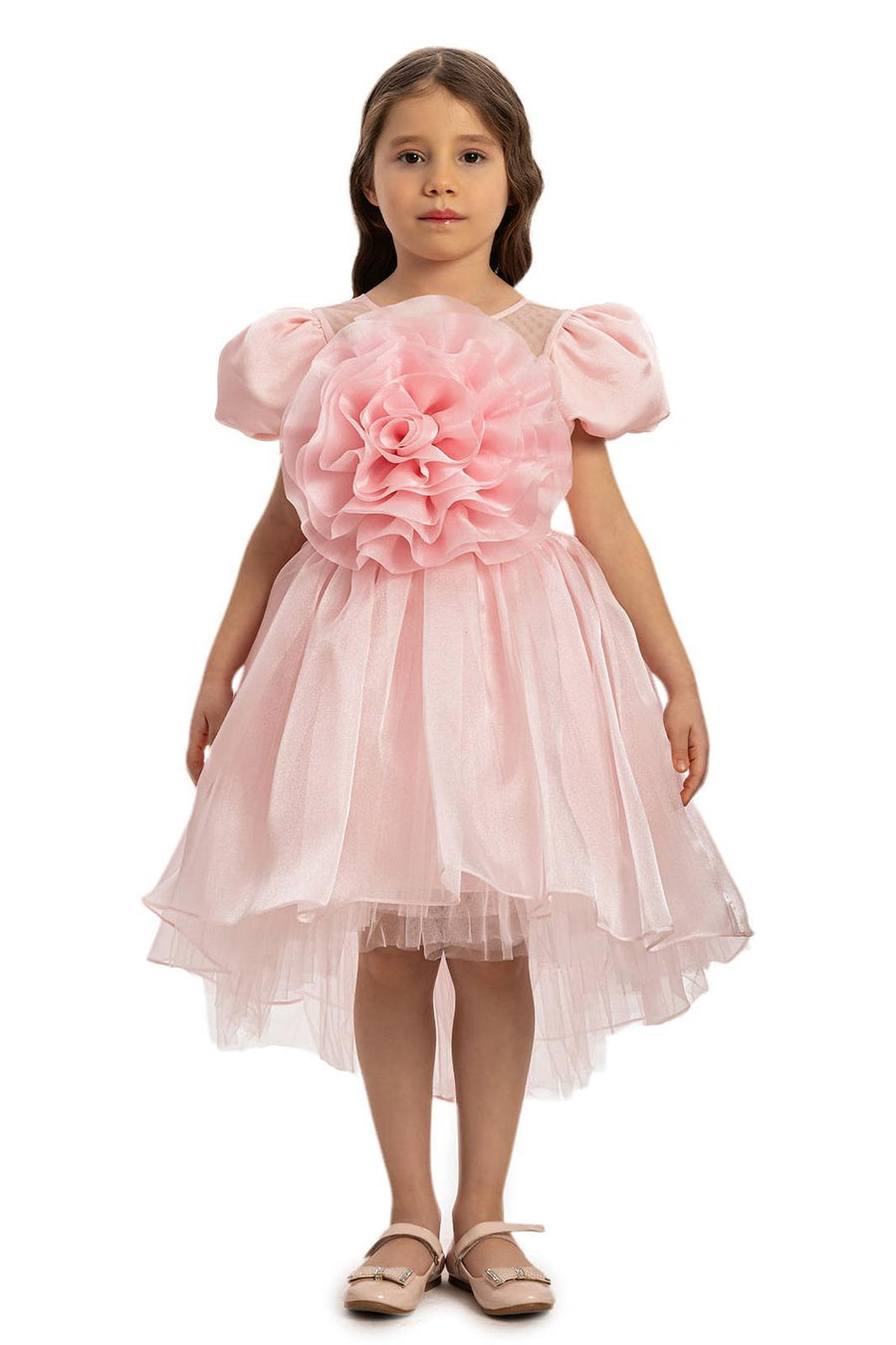 Lovely Girls Dress Pink 35109