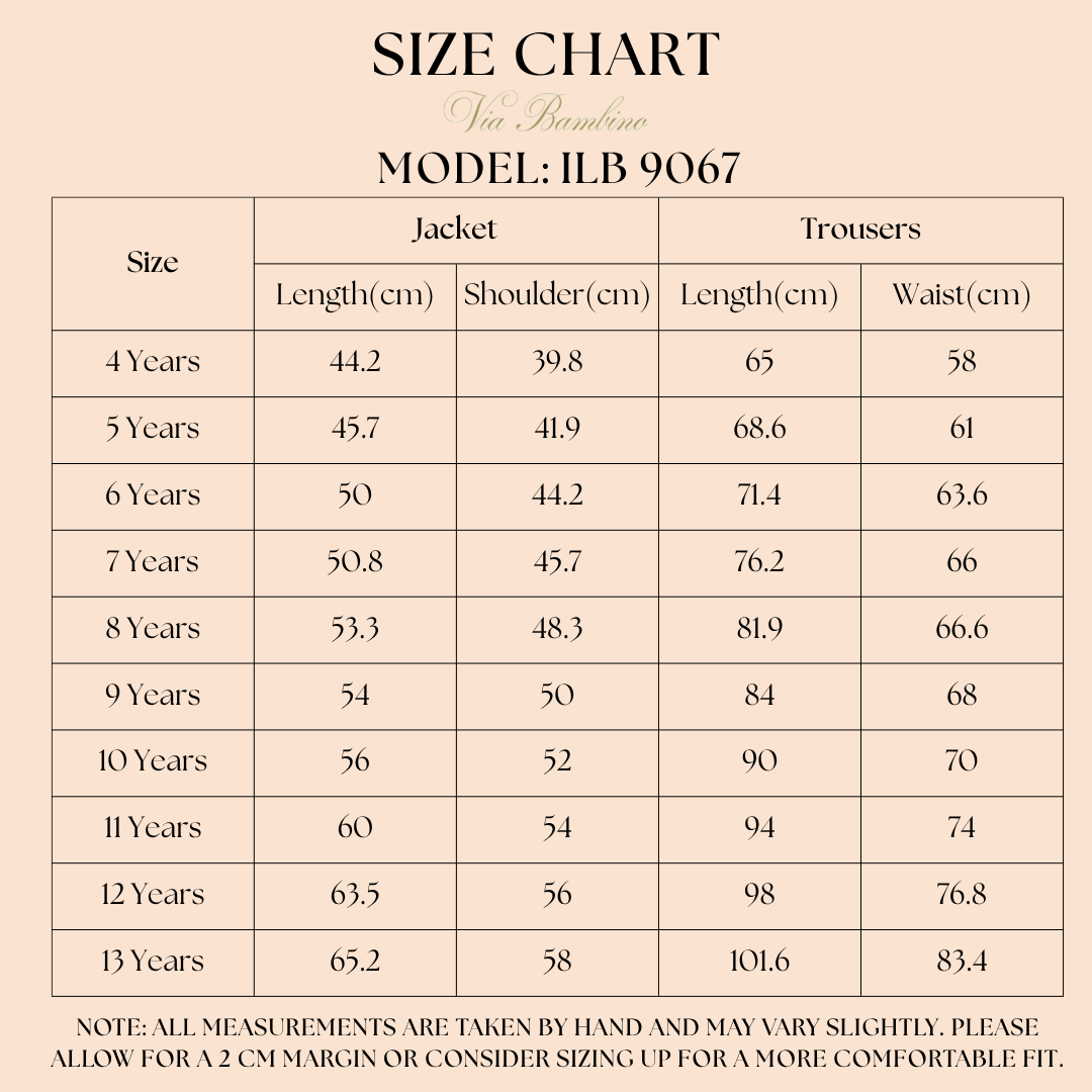 Boys Black Suit 9067