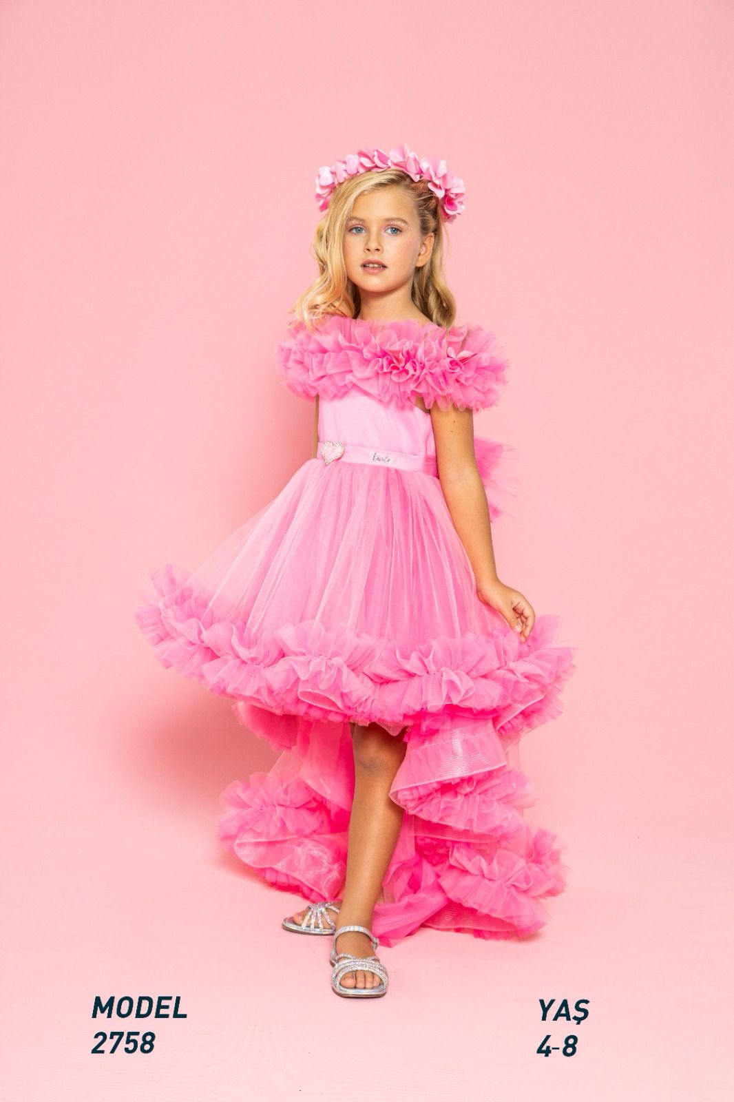 Girls Lovely Barbie Dress 2758