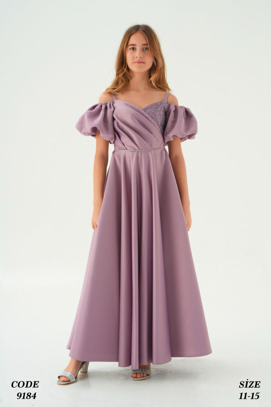 Teen Lovely Purple Dress 9184