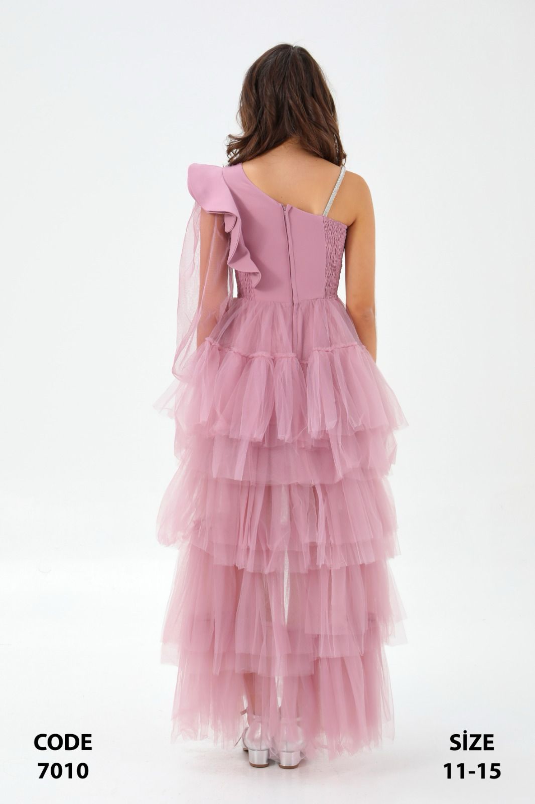 Teen Lovely Purple Dress 7010