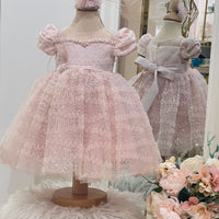 Lovely Pink Dress 4120