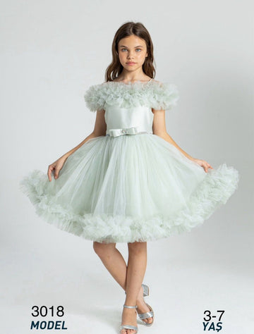 Girls Lovely Dress Mint 3018