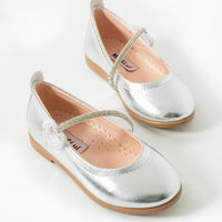 Girl Shoes B-111 Silver