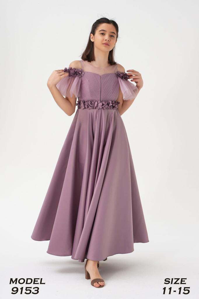 Teen Lovely Purple Dress 9153