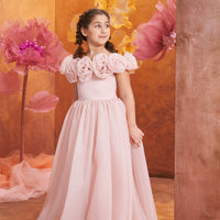 Girls Dress POR 3157 Pink