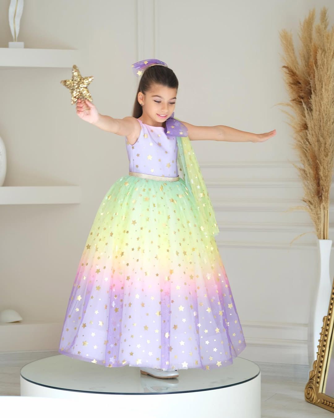 Rainbow Star Princess Dress 23113