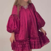 Girls occasion dress Fuchsia 2184