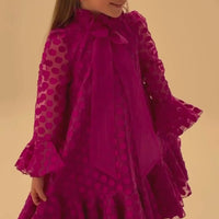 Girls occasion dress Fuchsia 2403