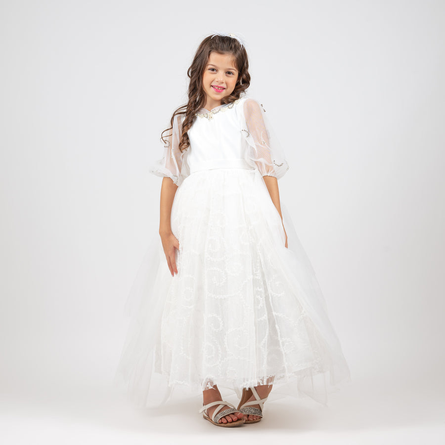 Lovely White Dress 2214