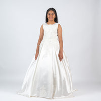 Luxury Wedding White Girls Dress 192-03