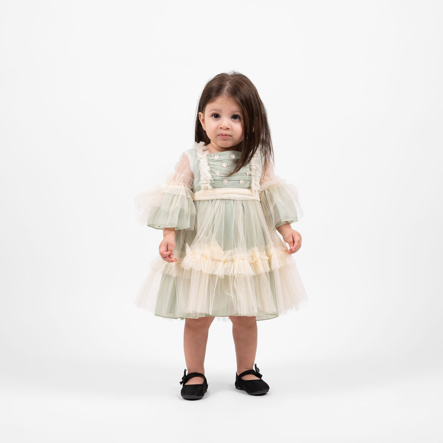 Lovely Pistachio Baby Dress 2021