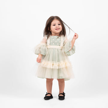 Lovely Pistachio Baby Dress 2021