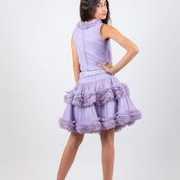 Lovely violet Girls Dress 8403