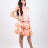 Lovely Pink Girls Dress 8401