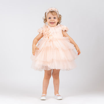 Flower Baby Dress Pink 3115