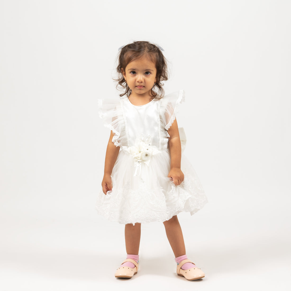 Lovely White Baby Dress 32105