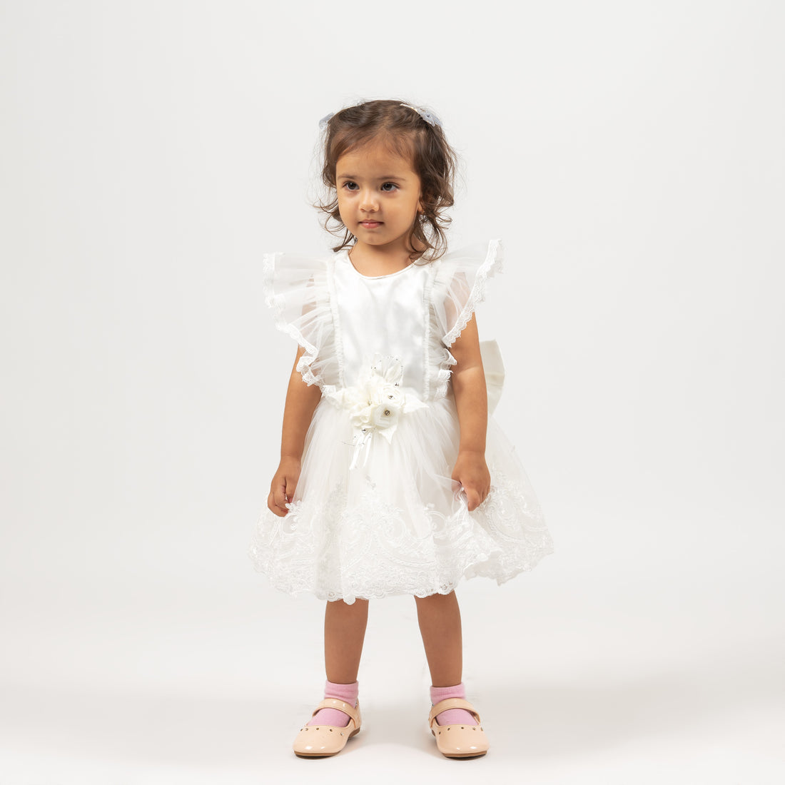 Lovely White Baby Dress 32105