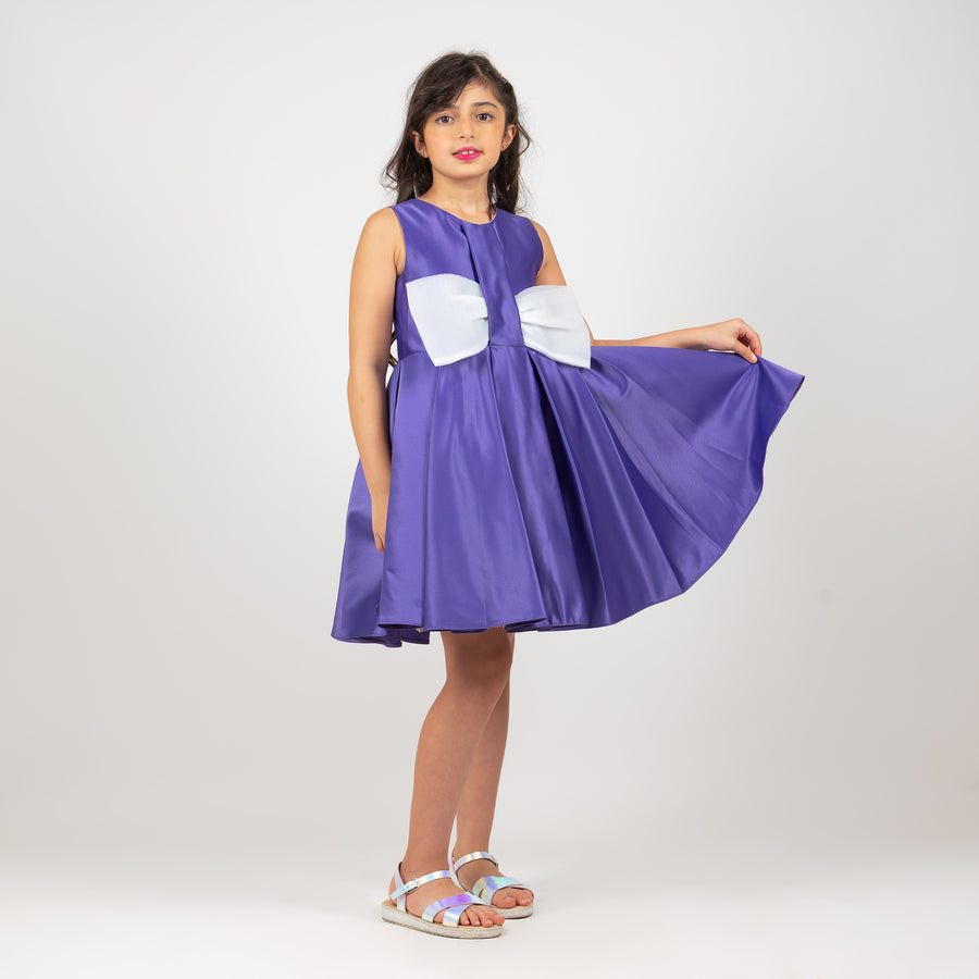 Girls Violet Dress 378
