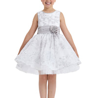 Ivory & Silver Dress 33067