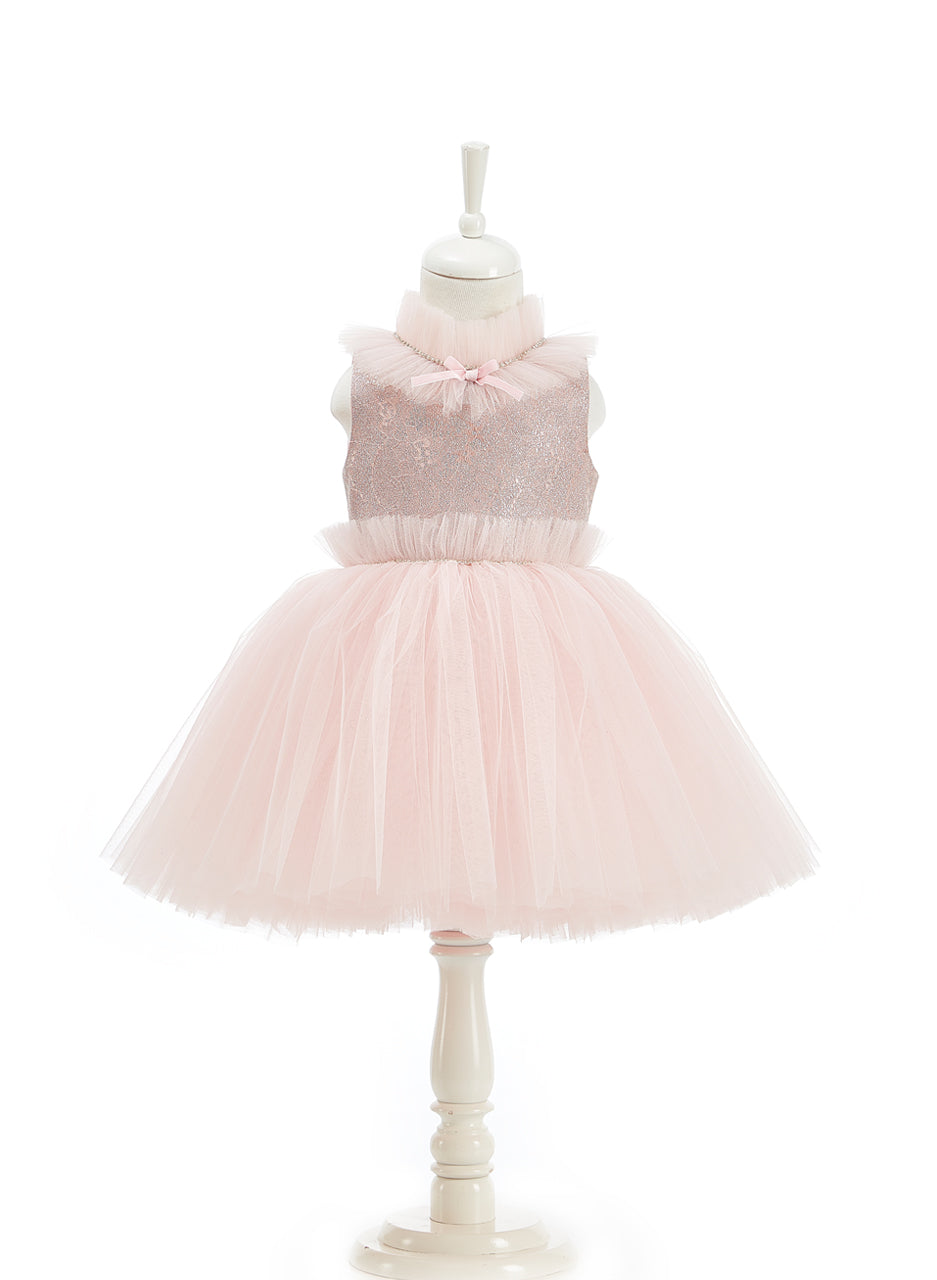 Hanna Lovely Pink Girls Dress 19409