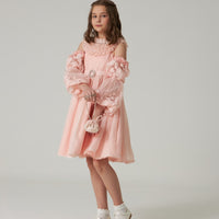 Girls Luxury Pink Dress 2122