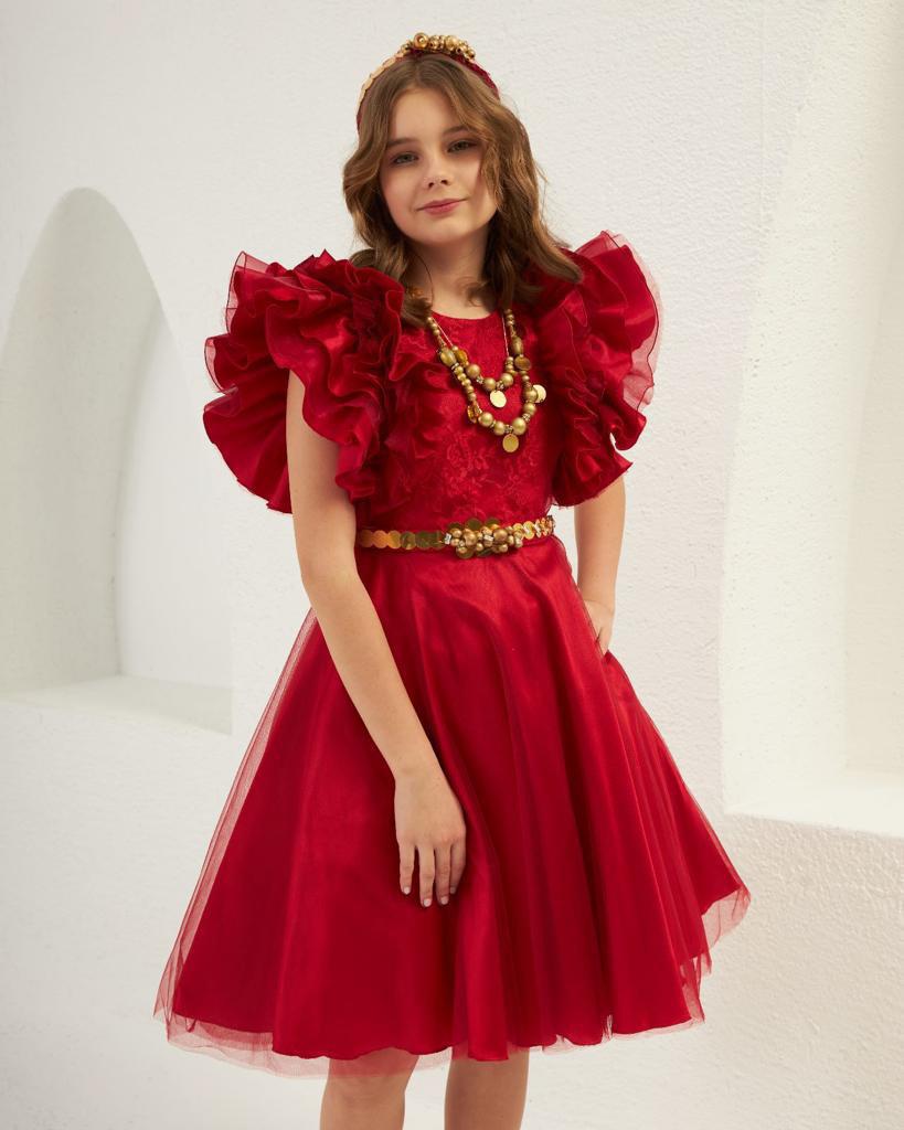 Pretty Lovely Elegant Red Dress 2300