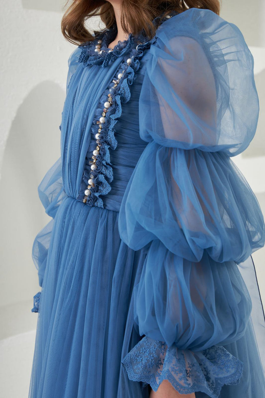 Pretty Lovely Elegant Blue Dress 2309