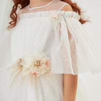 Lovely Elegant White Dress 2308