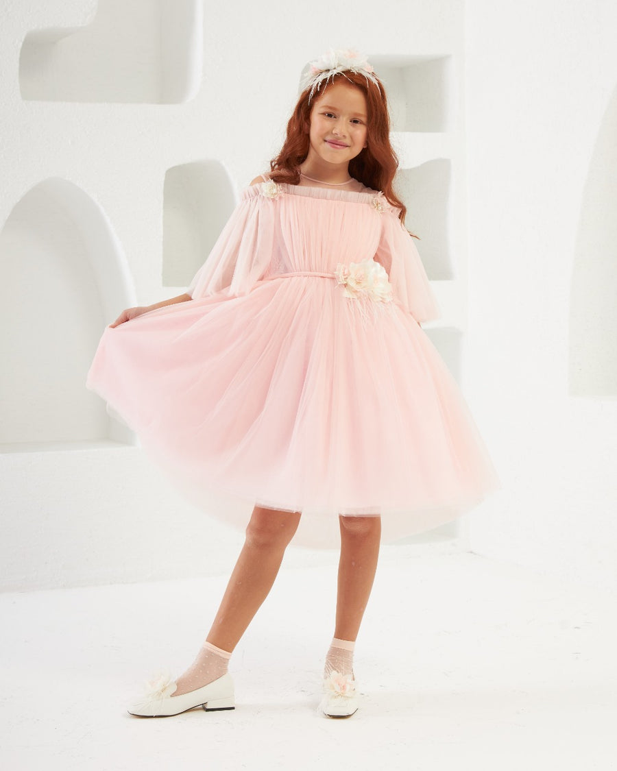 Lovely Elegant Pink Dress 2308