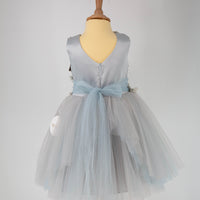 Baby Blue Girls Dress | فستان للبنات باللون الازرق الفاتح - Via Bambino